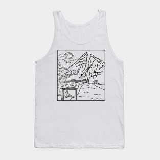 Japan’s Sado Kinzan Mine and split mountain Tank Top